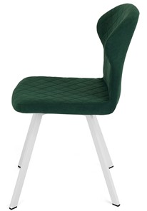 Обеденный стул Марио (Изумрудный Т189/ноги белые) в Южно-Сахалинске - предосмотр 2