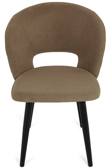Обеденный стул Мишель, ноги R38 черные/велюр T184 Кофе с молоком в Южно-Сахалинске - изображение 1