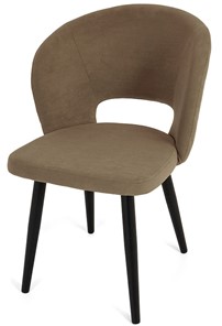 Обеденный стул Мишель, ноги R38 черные/велюр T184 Кофе с молоком в Южно-Сахалинске - предосмотр 2
