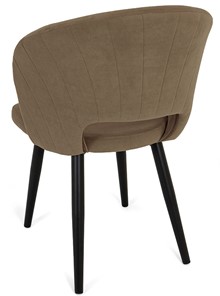 Обеденный стул Мишель, ноги R38 черные/велюр T184 Кофе с молоком в Южно-Сахалинске - предосмотр 4
