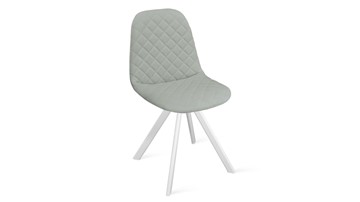 Обеденный стул Ричи К2 (Белый матовый/Велюр Confetti Silver) в Южно-Сахалинске - предосмотр