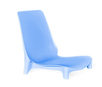 Обеденный стул SHT-ST75/S424-C (голубой/черный муар) в Южно-Сахалинске - предосмотр 1