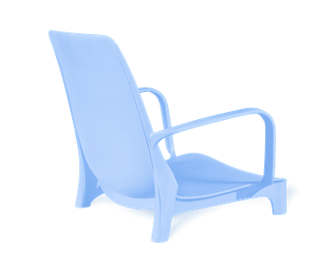 Обеденный стул SHT-ST76/S424 (голубой/коричневый муар) в Южно-Сахалинске - предосмотр 15
