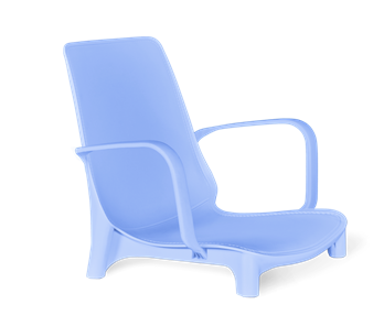 Обеденный стул SHT-ST76/S424 (голубой/коричневый муар) в Южно-Сахалинске - предосмотр 14