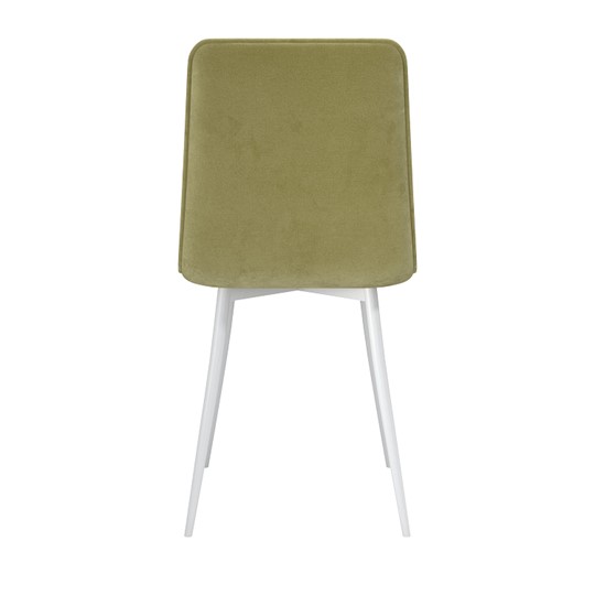 Кухонный стул Тахо, велюр тенерифе нефрит/Цвет металл белый в Южно-Сахалинске - изображение 3