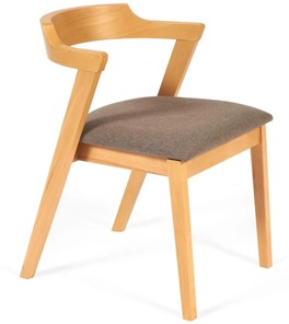 Обеденный стул VERSA (Верса) бук/ткань 54,5x56x74 Натуральный арт.19588 в Южно-Сахалинске - предосмотр