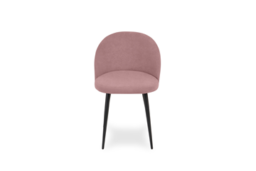 Мягкий стул для кухни Лайт розовый черные ножки в Южно-Сахалинске - предосмотр 1