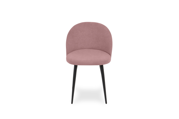 Мягкий стул для кухни Лайт розовый черные ножки в Южно-Сахалинске - изображение 1