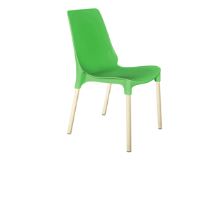 Обеденный стул SHT-ST75/S424 (зеленый/ваниль) в Южно-Сахалинске