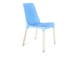 Обеденный стул SHT-ST75/S424-F (голубой/ваниль) в Южно-Сахалинске
