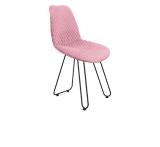 Обеденный стул SHT-ST29-С22 / SHT-S106 (розовый зефир/черный муар) в Южно-Сахалинске