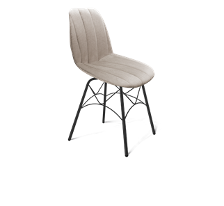Обеденный стул SHT-ST29-С1 / SHT-S107 (лунный камень/черный муар) в Южно-Сахалинске - предосмотр