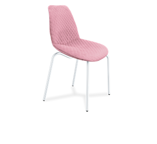 Обеденный стул SHT-ST29-С22 / SHT-S130 HD (розовый зефир/хром лак) в Южно-Сахалинске