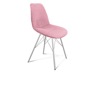 Обеденный стул SHT-ST29-С22 / SHT-S37 (розовый зефир/хром лак) в Южно-Сахалинске