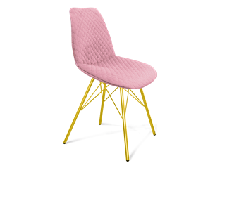 Обеденный стул SHT-ST29-С22 / SHT-S37 (розовый зефир/золото) в Южно-Сахалинске