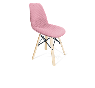 Обеденный стул SHT-ST29-С22 / SHT-S70 (розовый зефир/прозрачный лак/черный муар) в Южно-Сахалинске
