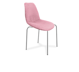 Обеденный стул SHT-ST29-С22 / SHT-S86 HD (розовый зефир/хром лак) в Южно-Сахалинске