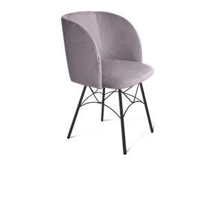 Обеденный стул SHT-ST33 / SHT-S107 (сиреневая орхидея/черный муар) в Южно-Сахалинске