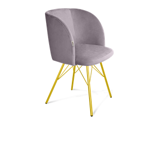 Обеденный стул SHT-ST33 / SHT-S37 (сиреневая орхидея/золото) в Южно-Сахалинске
