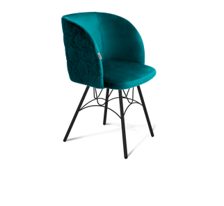 Обеденный стул SHT-ST33-1 / SHT-S100 (альпийский бирюзовый/черный муар) в Южно-Сахалинске