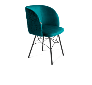 Обеденный стул SHT-ST33-1 / SHT-S107 (альпийский бирюзовый/черный муар) в Южно-Сахалинске - предосмотр