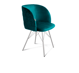 Обеденный стул SHT-ST33-1 / SHT-S37 (альпийский бирюзовый/хром лак) в Южно-Сахалинске