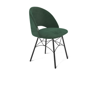 Обеденный стул SHT-ST34 / SHT-S107 (лиственно-зеленый/черный муар) в Южно-Сахалинске