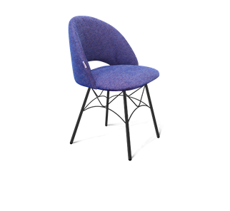 Обеденный стул SHT-ST34 / SHT-S107 (синий мираж/черный муар) в Южно-Сахалинске