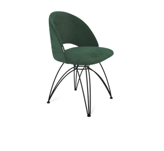 Обеденный стул SHT-ST34 / SHT-S112 (лиственно-зеленый/черный муар) в Южно-Сахалинске
