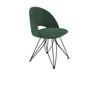 Обеденный стул SHT-ST34 / SHT-S113 (лиственно-зеленый/черный муар) в Южно-Сахалинске