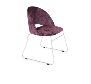 Обеденный стул SHT-ST34 / SHT-S167 (вишневый джем/хром лак) в Южно-Сахалинске - предосмотр