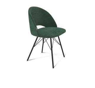 Обеденный стул SHT-ST34 / SHT-S37 (лиственно-зеленый/черный муар) в Южно-Сахалинске