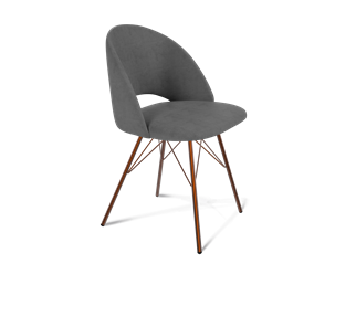 Обеденный стул SHT-ST34 / SHT-S37 (платиново-серый/медный металлик) в Южно-Сахалинске
