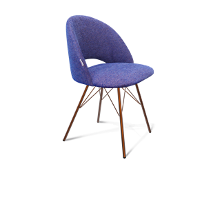 Обеденный стул SHT-ST34 / SHT-S37 (синий мираж/медный металлик) в Южно-Сахалинске - предосмотр