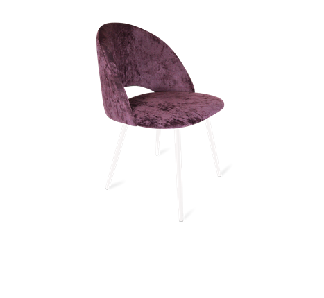 Обеденный стул SHT-ST34 / SHT-S95-1 (вишневый джем/белый муар) в Южно-Сахалинске - изображение