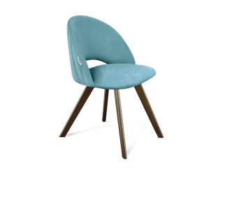 Обеденный стул SHT-ST34-1 / SHT-S39 (голубая пастель/темный орех) в Южно-Сахалинске - предосмотр