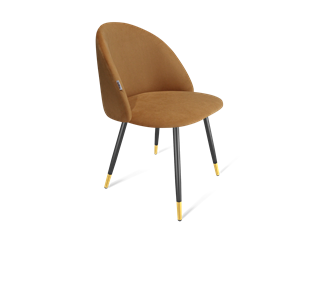 Обеденный стул SHT-ST35 / SHT-S95-1 (горчичный/черный муар/золото) в Южно-Сахалинске - предосмотр