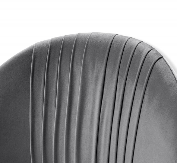Обеденный стул SHT-ST35-1 / SHT-S37 (угольно-серый/белый муар) в Южно-Сахалинске - изображение 5