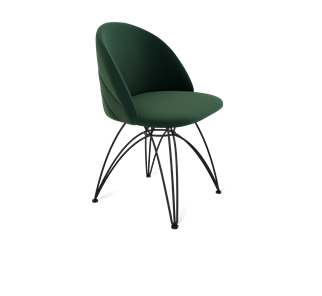 Обеденный стул SHT-ST35-2 / SHT-S112 (лиственно-зеленый/черный муар) в Южно-Сахалинске