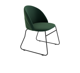 Обеденный стул SHT-ST35-2 / SHT-S167 (лиственно-зеленый/черный муар) в Южно-Сахалинске