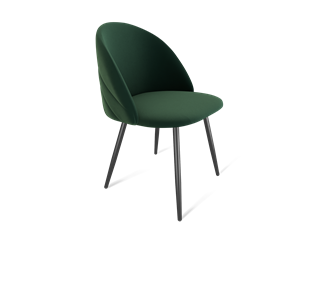 Обеденный стул SHT-ST35-2 / SHT-S95-1 (лиственно-зеленый/черный муар) в Южно-Сахалинске