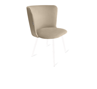 Обеденный стул SHT-ST36 / SHT-S95-1 (ванильный крем/белый муар) в Южно-Сахалинске