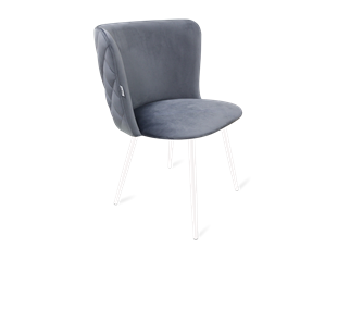 Обеденный стул SHT-ST36-3 / SHT-S95-1 (нейтральный серый/белый муар) в Южно-Сахалинске