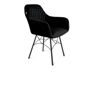 Обеденный стул SHT-ST38 / SHT-S107 (ночное затмение/черный муар) в Южно-Сахалинске