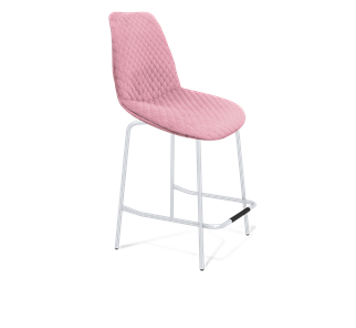 Полубарный стул SHT-ST29-С22 / SHT-S29P-1 (розовый зефир/хром лак) в Южно-Сахалинске