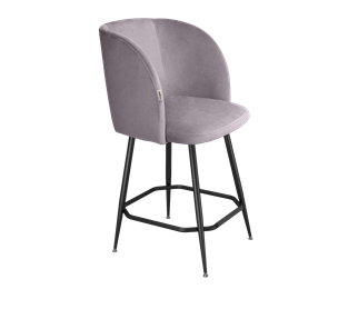 Полубарный стул SHT-ST33 / SHT-S148-1 (сиреневая орхидея/черный муар/золото) в Южно-Сахалинске - предосмотр