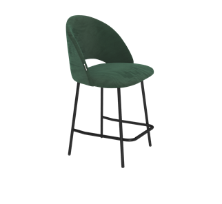 Полубарный стул SHT-ST34 / SHT-S29P-1 (лиственно-зеленый/черный муар) в Южно-Сахалинске