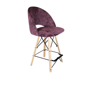 Полубарный стул SHT-ST34 / SHT-S80-1 (вишневый джем/прозрачный лак/черный) в Южно-Сахалинске - предосмотр
