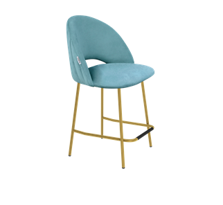 Полубарный стул SHT-ST34-1 / SHT-S29P-1 (голубая пастель/золото) в Южно-Сахалинске