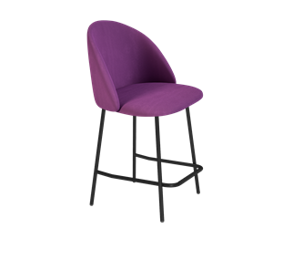 Полубарный стул SHT-ST35 / SHT-S29P-1 (ягодное варенье/черный муар) в Южно-Сахалинске